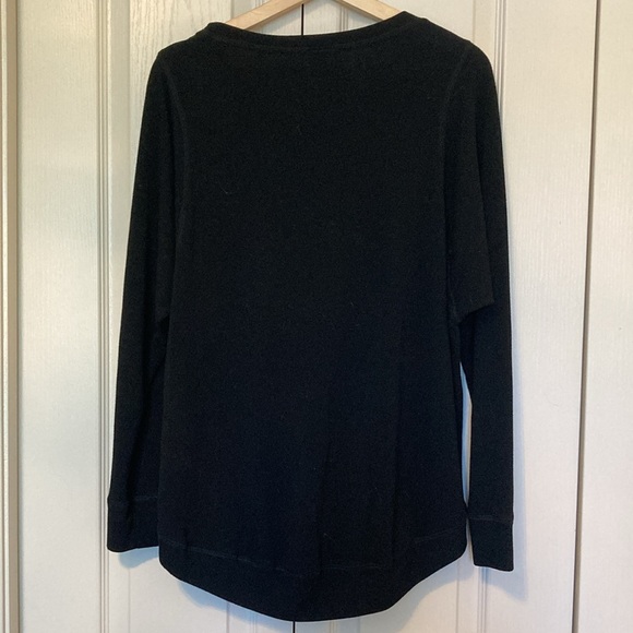 EUC Freeloader black long sleeve light sweater. Super soft! Size medium? - Picture 6 of 6
